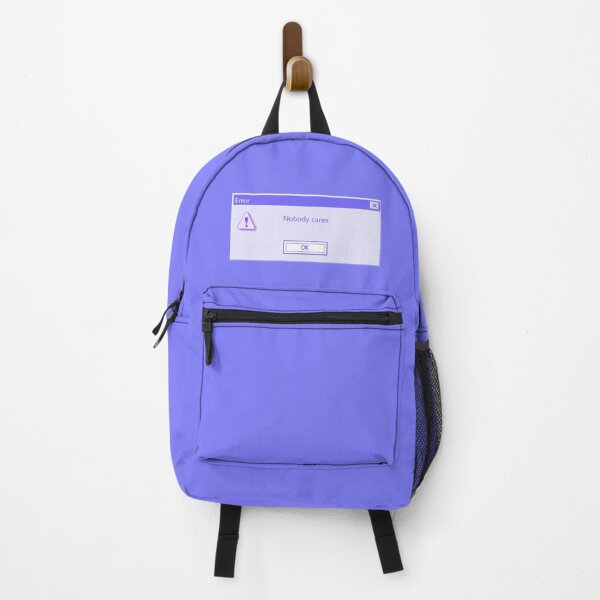 Item preview, Nobody Cares Vaporwave Windows Error designed and sold by Neon Purple Noodle Bar.