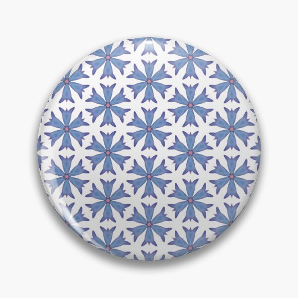 Item preview, Blue agapanthus pattern designed and sold by LittleBettyMakes.