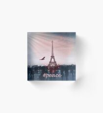 Peace for Paris Acrylic Block