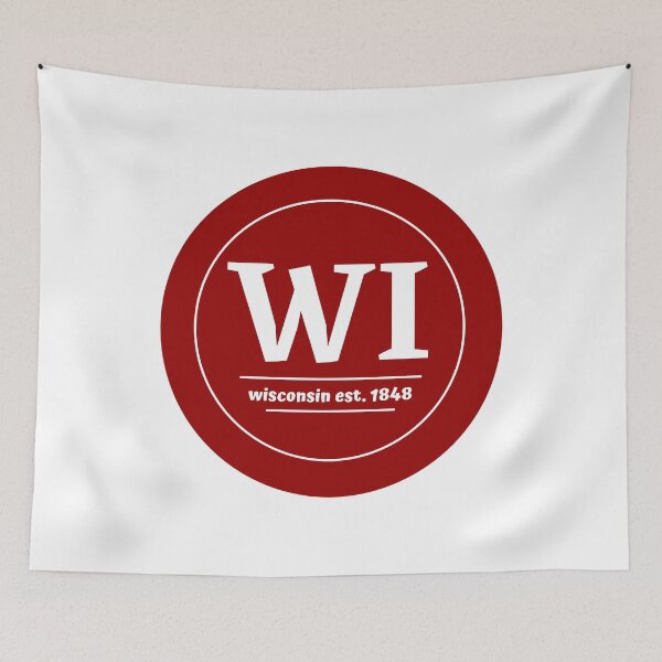 Item preview, Wisconsin est. 1848 designed and sold by cgrimpo.