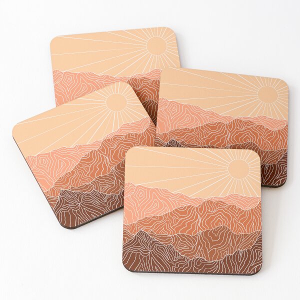 Item preview, Red Rock Mountain Abstract 1 designed and sold by steadqueen.