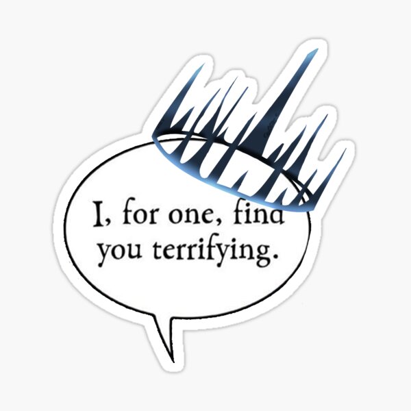 Terrifying Sticker