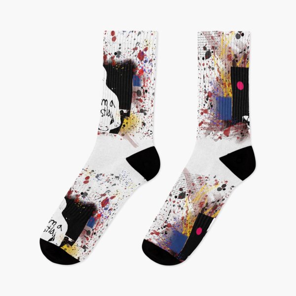 Item preview, I`m a Hustler Modern Art Like Pollock designed and sold by KALEIDOSCOPE UK.