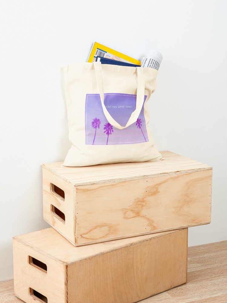 Wish You Were Here Aesthetic Soft Grunge Sad Eboy' Tote Bag