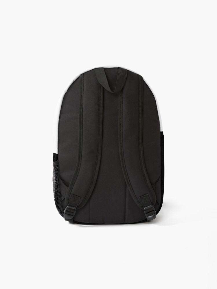 plain black backpack