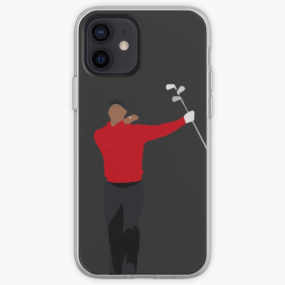 TIGER WOODS CLUB TWIRL | SUNDAY RED GOLFER iPhone Case & Cover