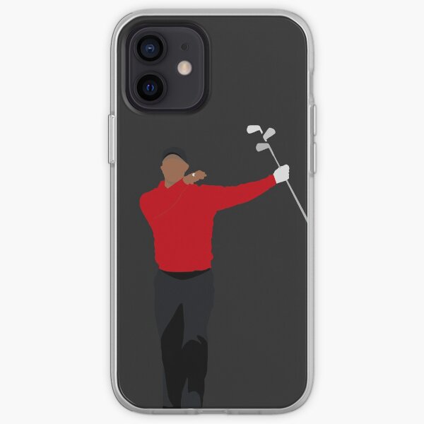 TIGER WOODS CLUB TWIRL | SUNDAY RED GOLFER iPhone Soft Case