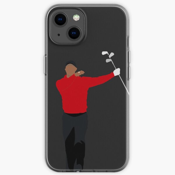 TIGER WOODS CLUB TWIRL | SUNDAY RED GOLFER iPhone Soft Case