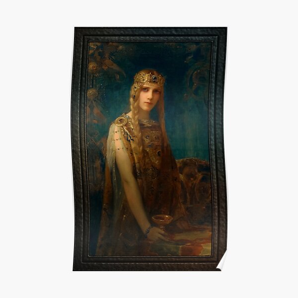 La Princesse Celte by Gaston Bussière Old Masters Reproduction Poster