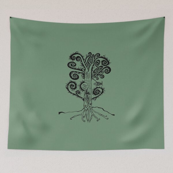Item preview, Black and White Yggdrasil designed and sold by rustmoon.