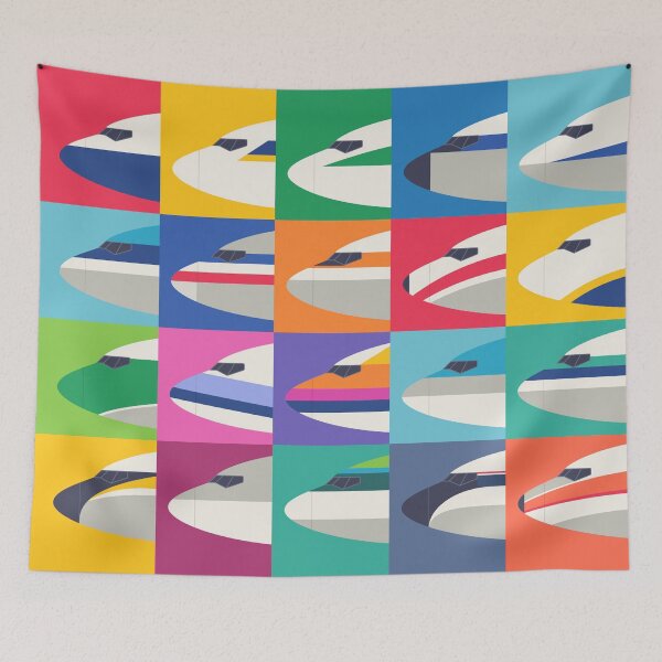 Item preview, Retro Airline Nose Livery - International designed and sold by VoodooCircus.