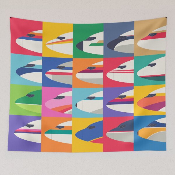 Item preview, Retro Airline Nose Livery - USA designed and sold by VoodooCircus.