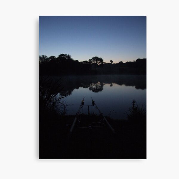 Carp Fishing at Dawn Canvas Print