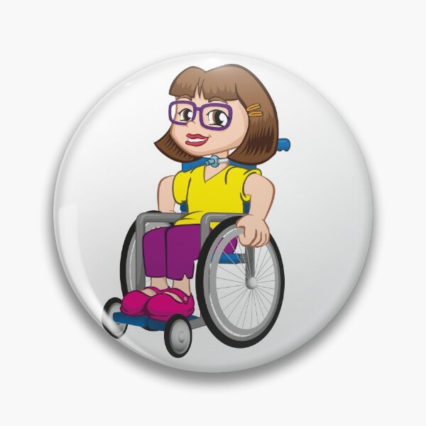 Item preview, Person Physically disabled girl in a wheelchair with tracheostomy tube designed and sold by LucianoCosmo.