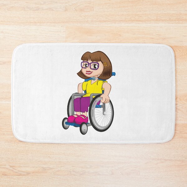 Item preview, Person Physically disabled girl in a wheelchair with tracheostomy tube designed and sold by LucianoCosmo.