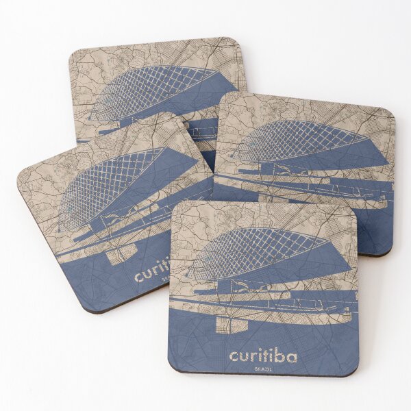 Item preview, Map + Silhouette | Curitiba designed and sold by CPTVDesign.