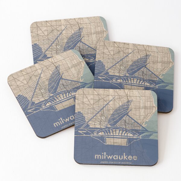 Item preview, Map + Silhouette | Milwaukee designed and sold by CPTVDesign.