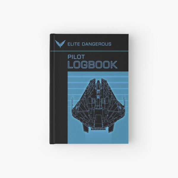 Item preview, ELITE DANGEROUS:PILOT LOGBOOK KRAIT PHANTOM BLUE designed and sold by Madjack Tees Kiwi SuperStore.