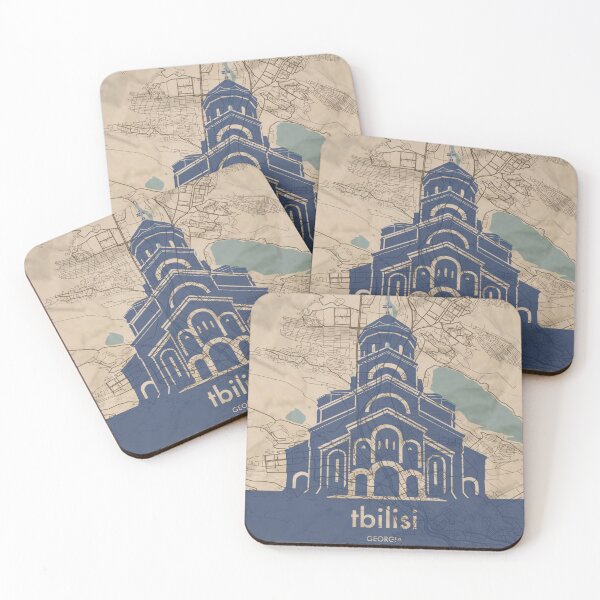 Item preview, Map + Silhouette | Tbilisi designed and sold by CPTVDesign.