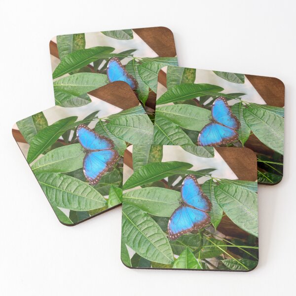 Item preview, Blue Butterfly Green Leaves designed and sold by agnello22.