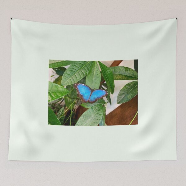 Item preview, Blue Butterfly Green Leaves designed and sold by agnello22.