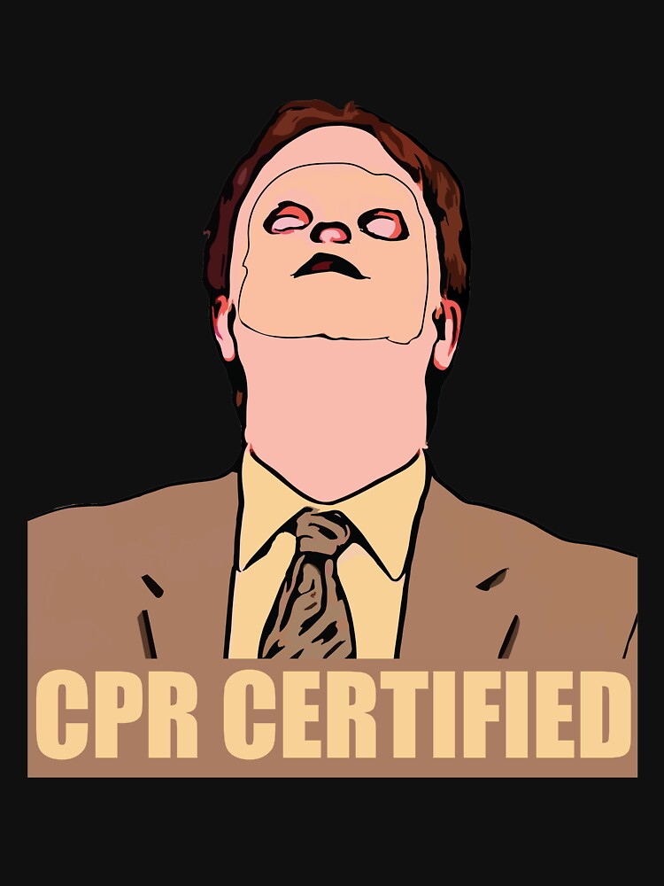 "Dwight Schrute CPR Certified" Tshirt for Sale by haris0250
