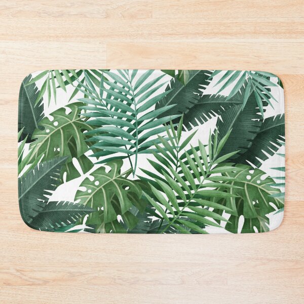 Item preview, Tropical Jungle Leaves Pattern designed and sold by KA DESIGNS.
