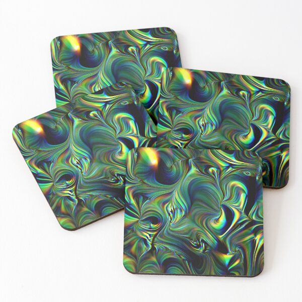 Item preview, Metallic green folio designed and sold by Red Witch Art.