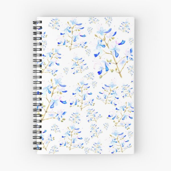 Aperçu de l'œuvre petit motif de fleurs bleues créée et vendue par SelenePaintings .