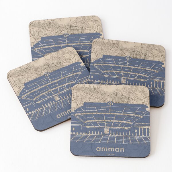 Item preview, Map + Silhouette | Amman designed and sold by CPTVDesign.