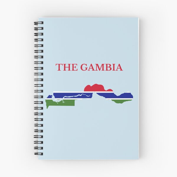 Item preview, The Gambia flag map designed and sold by marosharaf.