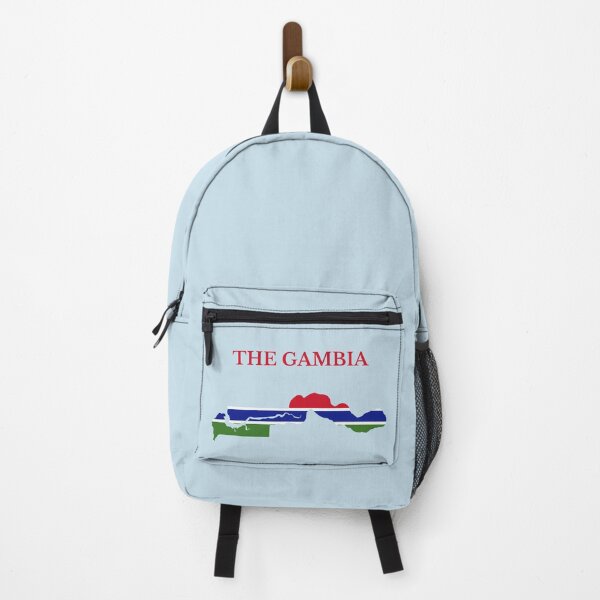 Item preview, The Gambia flag map designed and sold by marosharaf.