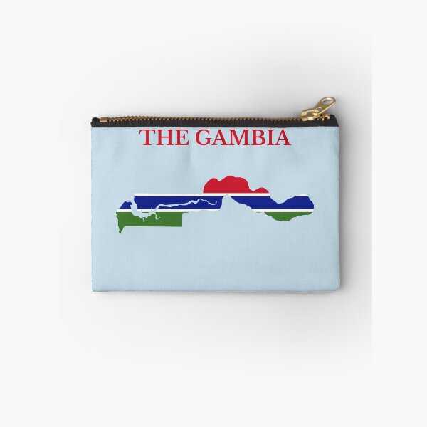 Item preview, The Gambia flag map designed and sold by marosharaf.