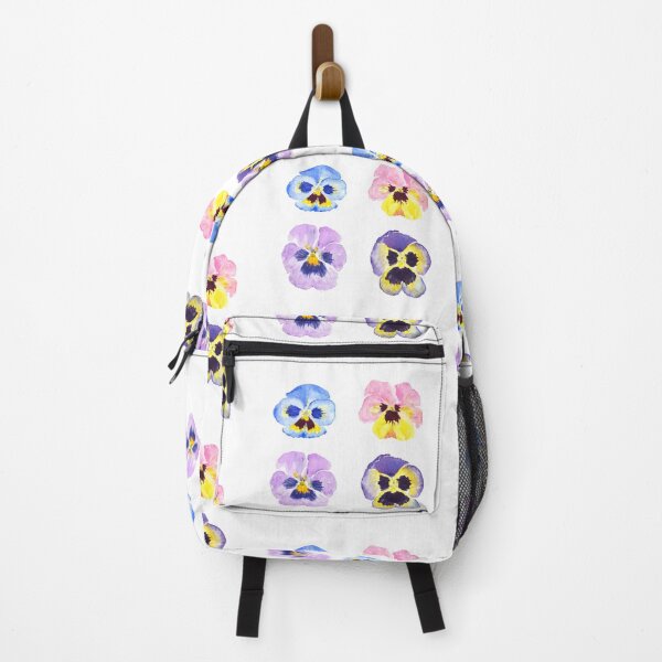 Item preview, hand painted 4 little pansies designed and sold by ColorandColor.