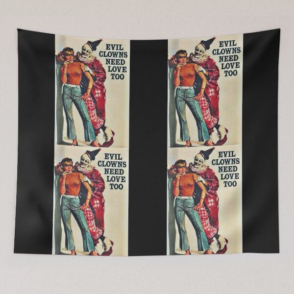 Item preview, Evil Clowns Need Love Too designed and sold by funhousejen.
