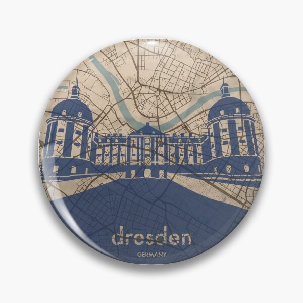 Item preview, Map + Silhouette | Dresden designed and sold by CPTVDesign.