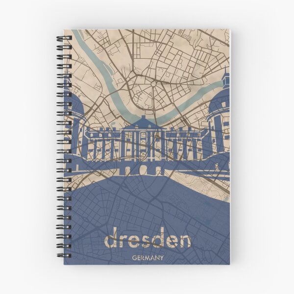 Item preview, Map + Silhouette | Dresden designed and sold by CPTVDesign.