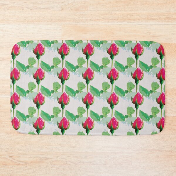 Item preview, Pink rosebuds pattern designed and sold by LittleBettyMakes.