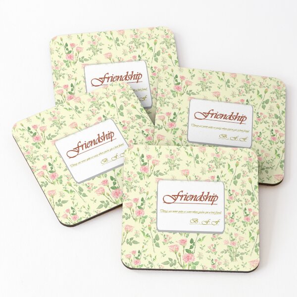 Item preview, rose pattern friendship designed and sold by ColorandColor.