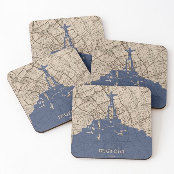 Item preview, Map + Silhouette | Murcia designed and sold by CPTVDesign.