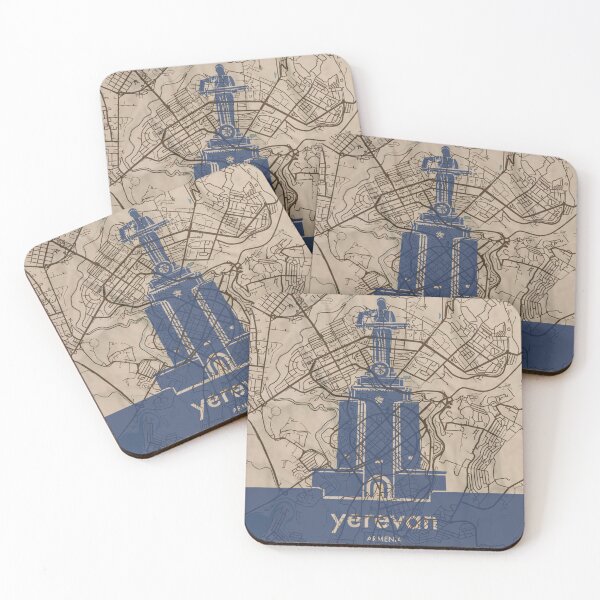 Item preview, Map + Silhouette | Yerevan designed and sold by CPTVDesign.