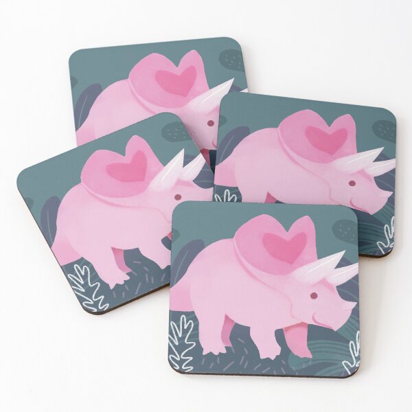 Item preview, Toroheart - a heart themed dinosaur designed and sold by CutePaka.