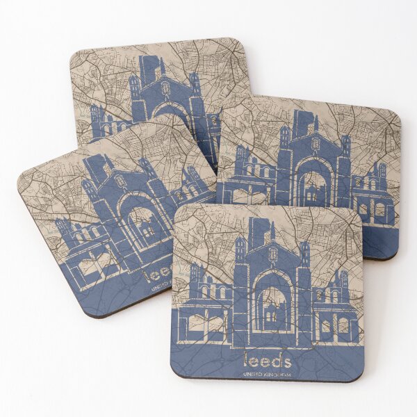 Item preview, Map + Silhouette | Leeds designed and sold by CPTVDesign.