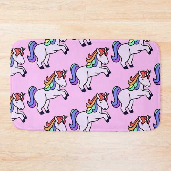 Item preview, Playful rainbow unicorn designed and sold by Nicole Procter.
