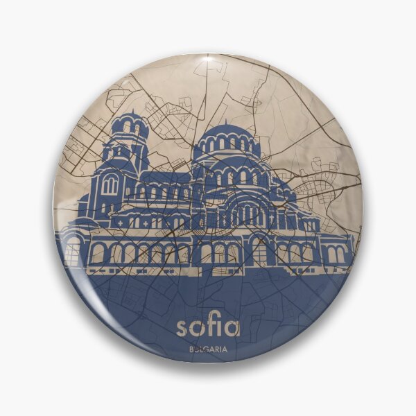 Item preview, Map + Silhouette | Sofia designed and sold by CPTVDesign.