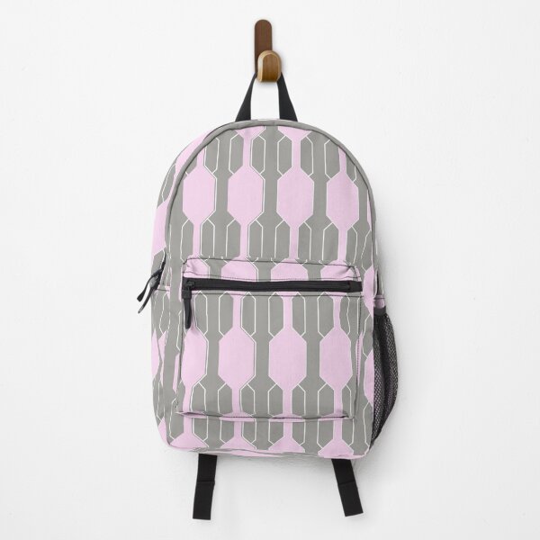 Item preview, Grey, Pink and White Geometric Lines designed and sold by shadowbright.