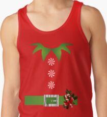 green elf Merry Christmas Santa's helper elf costume Tank Top