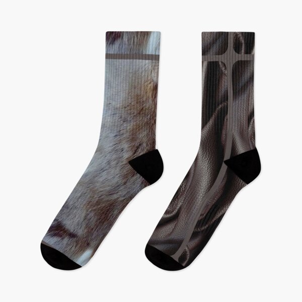 Item preview, Brown Leather Fur Abstract Teal Blue Nature Animals Patterns designed and sold by NoGrayDays1.