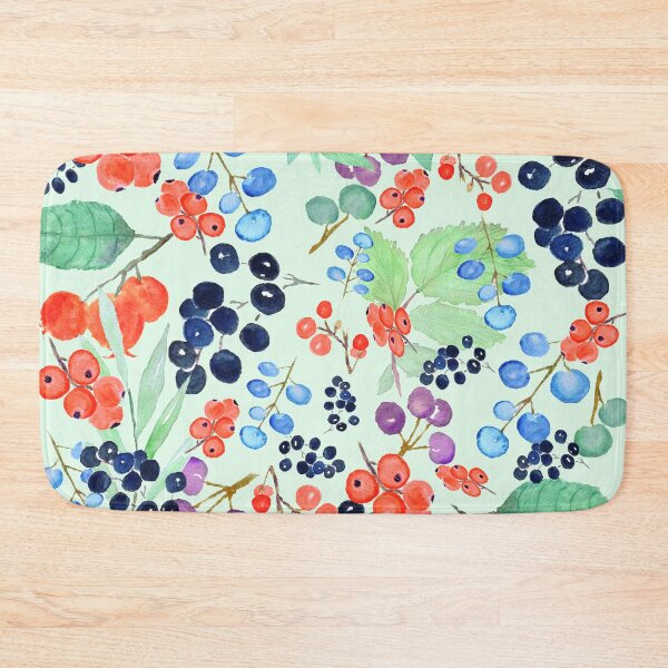 Item preview, berries  and leaves pattern designed and sold by SelenePaintings .