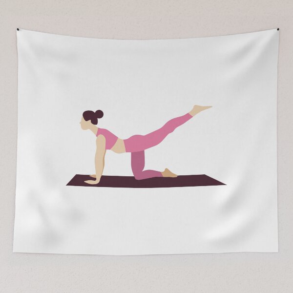 Item preview, Yoga Leg Raise - Yoga Yogi designed and sold by ItsNikkiArts.